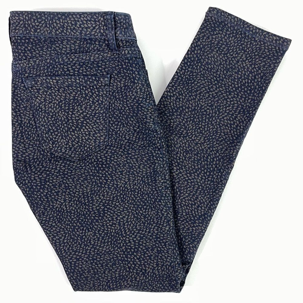 NWT Shimmer Print LOFT Modern Low Rise Skinny Jeans - 27P/4P